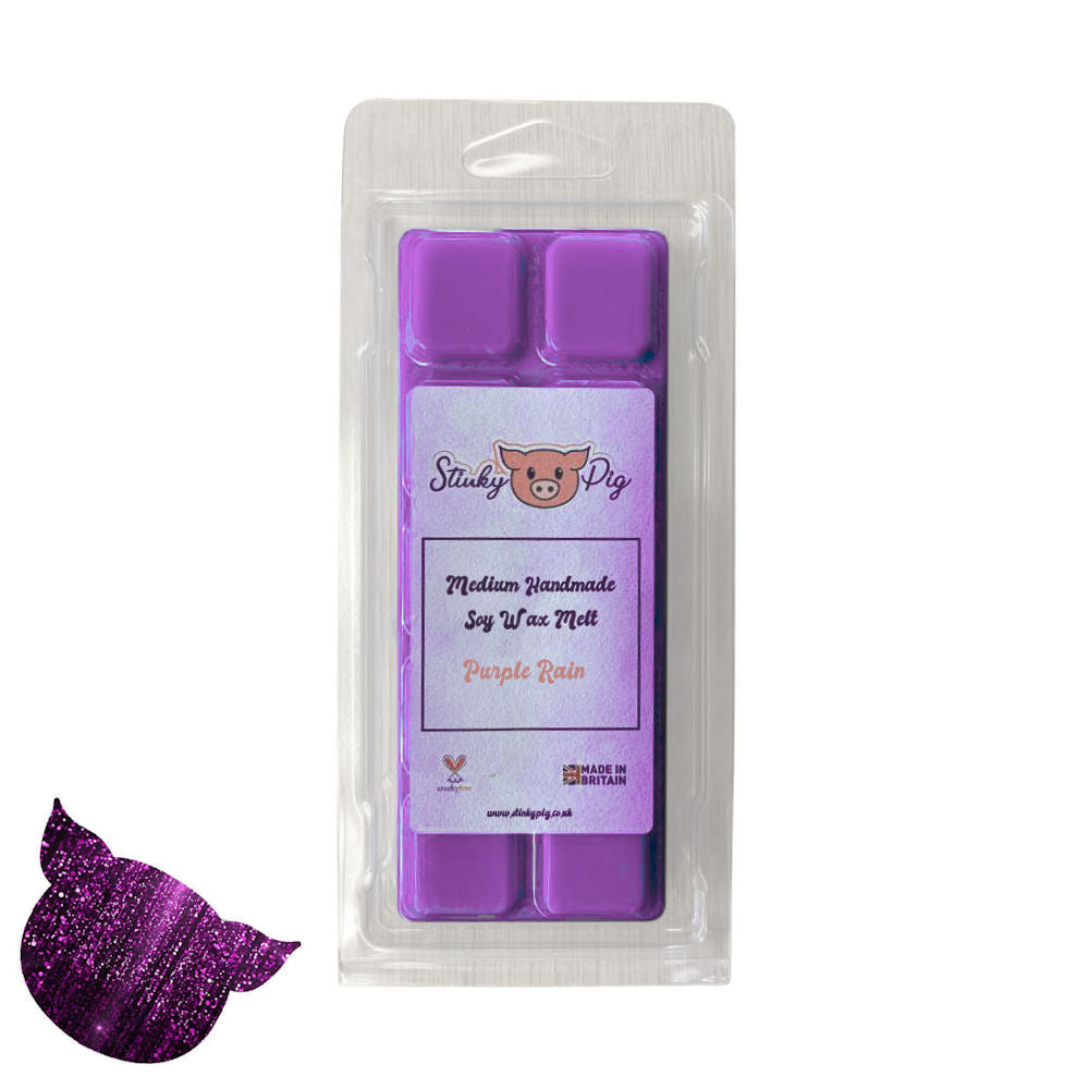 Stinky Pig Highly Scented Soy Wax Melt Clam - 50g Purple Rain
