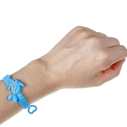 Adjustable Sealife Rubber Bracelets - 6 Pack