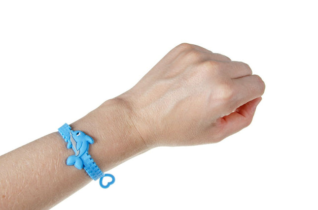 Adjustable Sealife Rubber Bracelets - 6 Pack