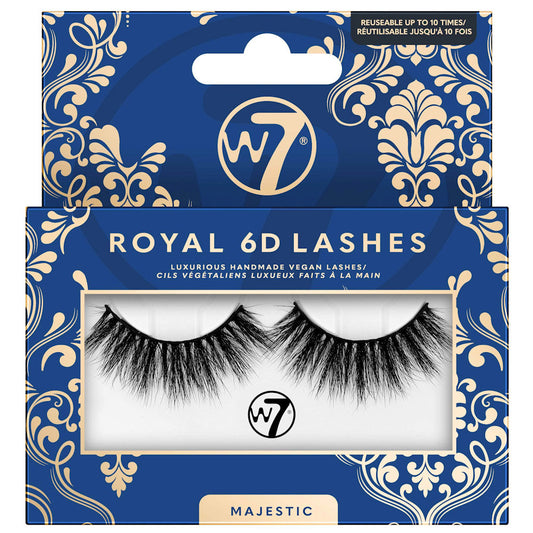 W7 Cosmetics Royal 6D False Eyelashes - Majestic
