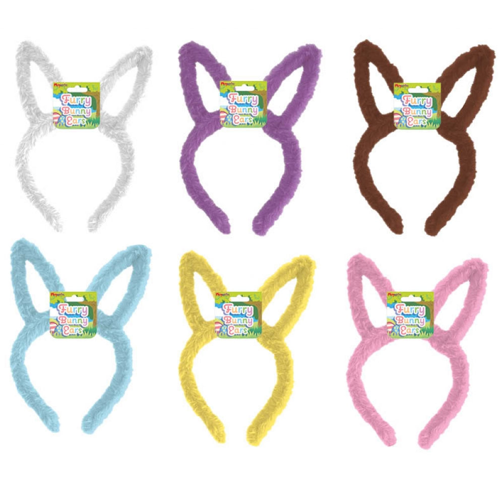 Furry Bunny Ears Headband