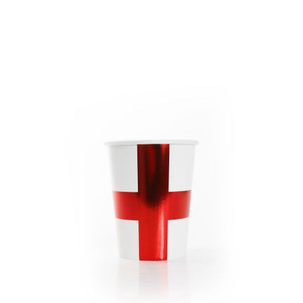 England 9oz Paper Cups – 10 Pack