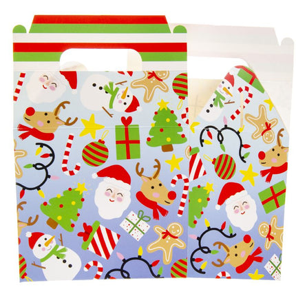 Christmas Party Food Lunch Boxes - 6 Pack