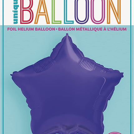 Purple 18" Star Foil Balloon