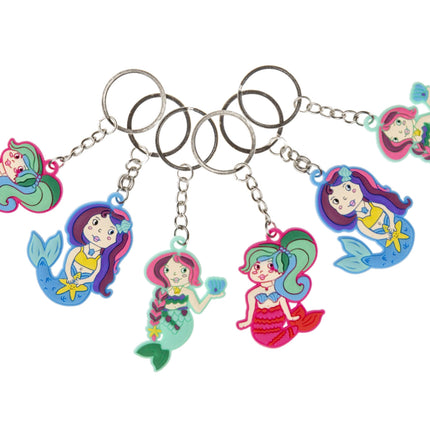 Mermaid Keychains - 6 Pack