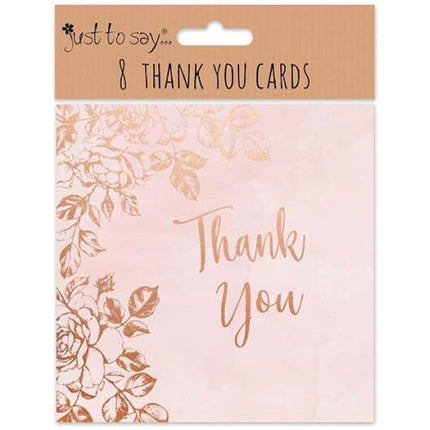 Thank You Wedding Cards - 8 Pack