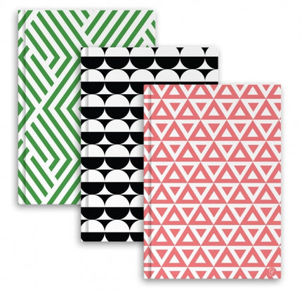 A4 Geo Hardback Notebook