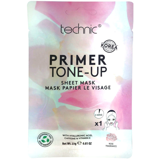 Technic Cosmetics Face Mask - Primer Tone Up Sheet Mask