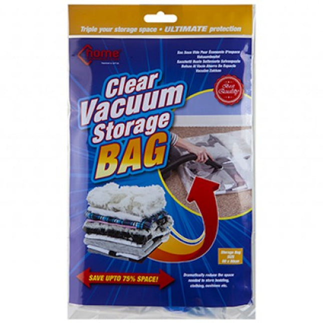Medium Clear Vacuum Storage Bag - 60 x 80cm