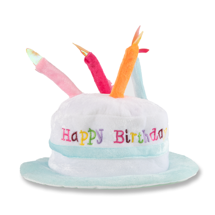 Adult Light Up Happy Birthday Hat - Blue