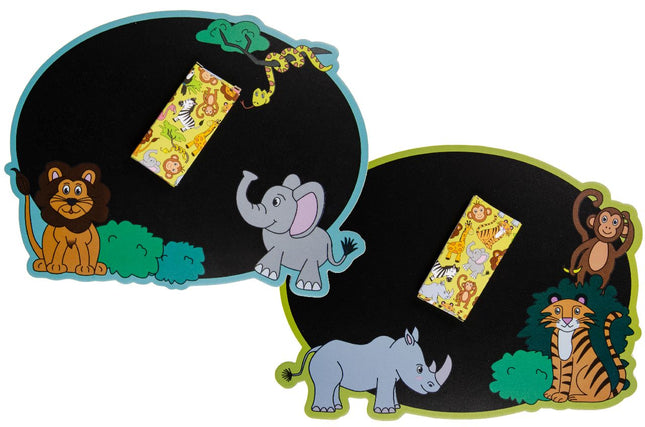 Wild Animal Blackboard & Chalk