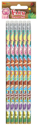 Farm Pencils - 6 Pack