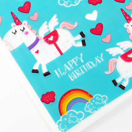Unicorn Plastic Party Bags - 16 Pack