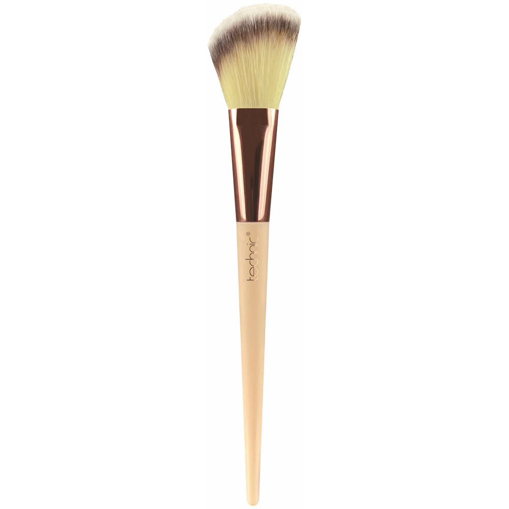 Technic Cosmetics Angled Powder Contour Brush - Makeup Beauty Sculpt Define Blending