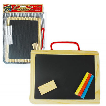 Wooden Chalkboard Set