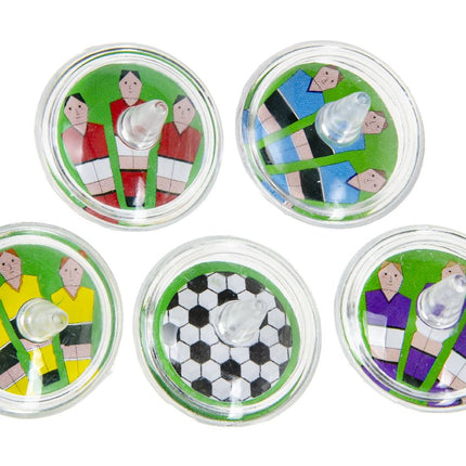 Football Spinning Tops - 12 Pack