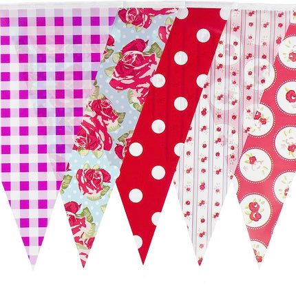 C1005 Shabby Chic Vintage 10m Triangle Bunting