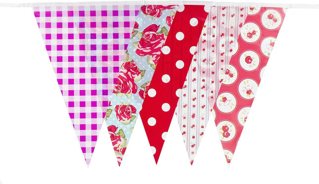 C1005 Shabby Chic Vintage 10m Triangle Bunting