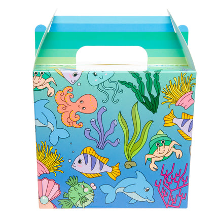 Sea Animal Party Food Lunch Boxes - 6 Pack