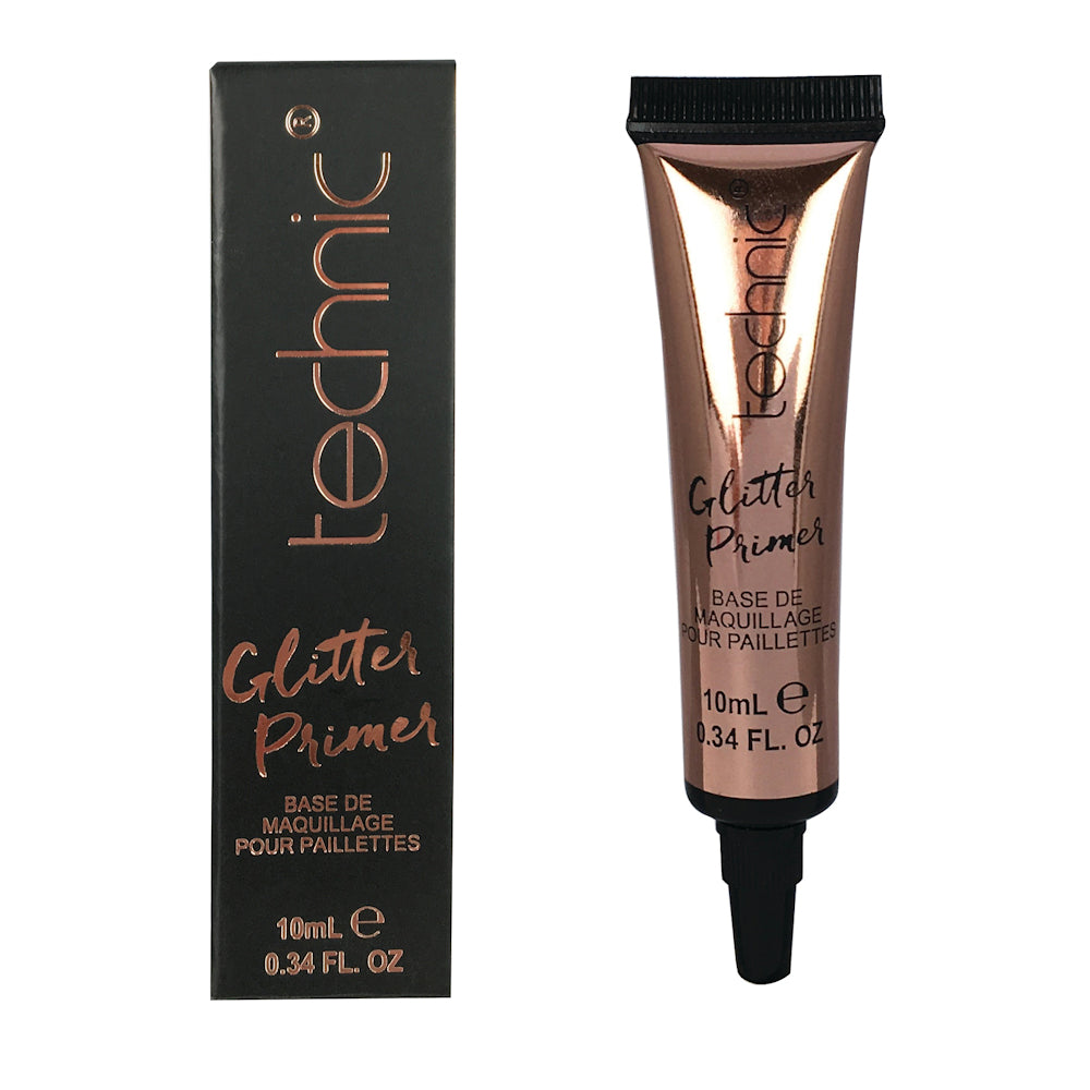  Technic Cosmetics Glitter Primer - Long-Lasting Adhesion Smooth Application Enhances Sparkle