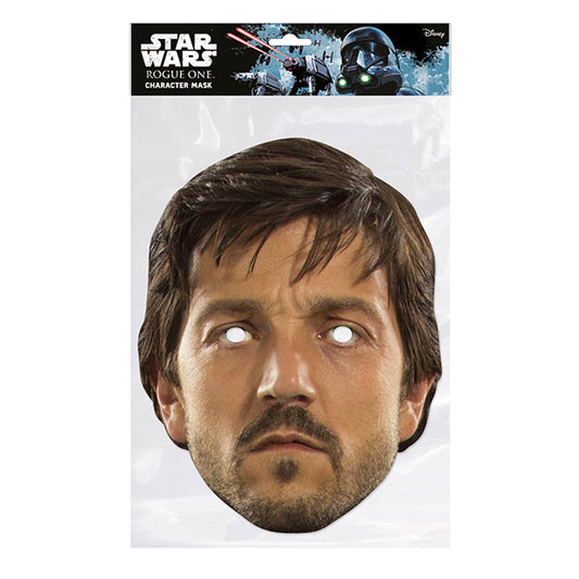 Star Wars Cassian Party Mask – Full Face Cardboard Mask Eye Cut-Outs Parties
