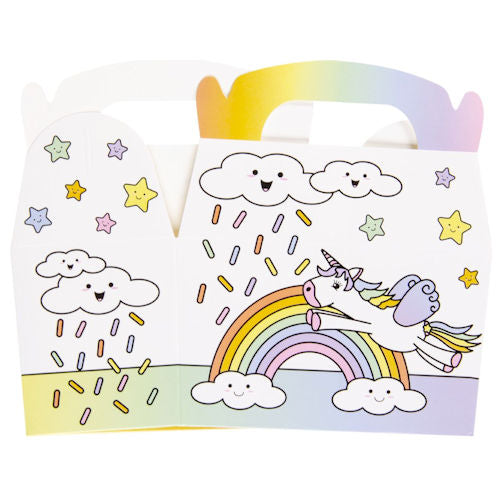 Unicorn Small Treat Boxes - 12 Pack