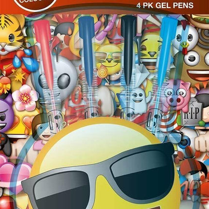 Emoji Gel Pens - 4 Pack
