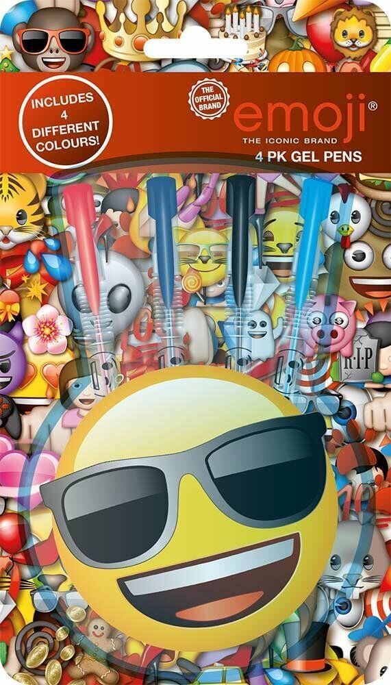 Emoji Gel Pens - 4 Pack