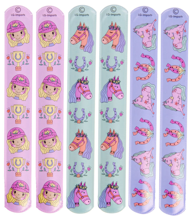 Horse Slap Bracelets - 6 Pack