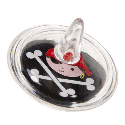 Pirate Spinning Tops - 12 Pack
