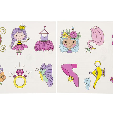 Princess Tattoo Sheet - Single