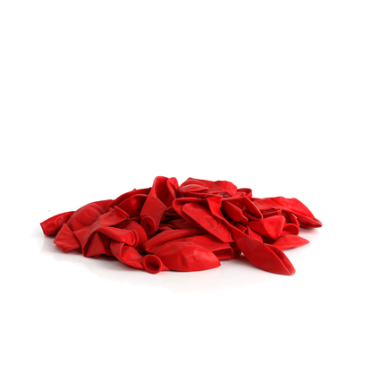 50 Pearlised Red 12" Latex Balloons – Shiny Elegant Party Decorations Weddings Birthdays Celebrations