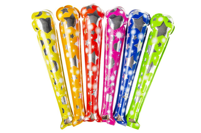 Self-Inflating Stars Baseball Bats - 6 Pack