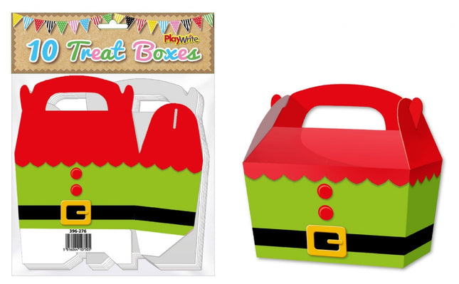 Elf Tunic Treat Boxes - 10 Pack