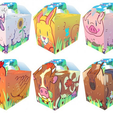 Cartoon Farm Boxes - 10 Pack