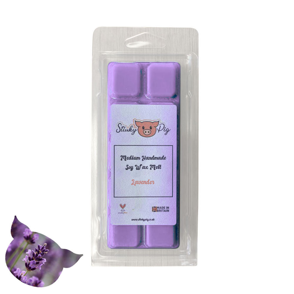 Stinky Pig Highly Scented Soy Wax Melt Clam - 50g Lavender
