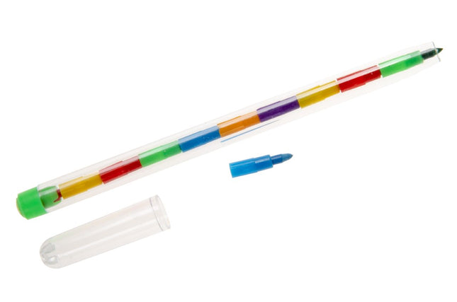 Stacker/Swap Point Colouring Crayons - 6 Pack