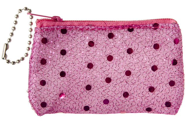 Rectangular Mini Glitter Purses - 6 Pack