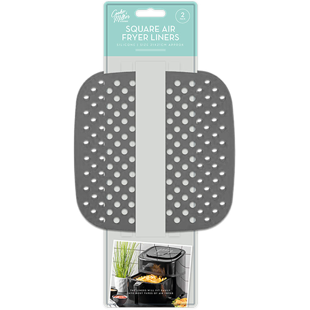 Air Fryer Square Silicone Liners 21cm