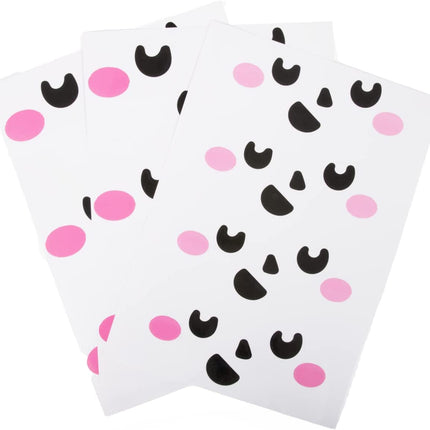 Pumpkin Vinyl Face Stickers - 10 Pack
