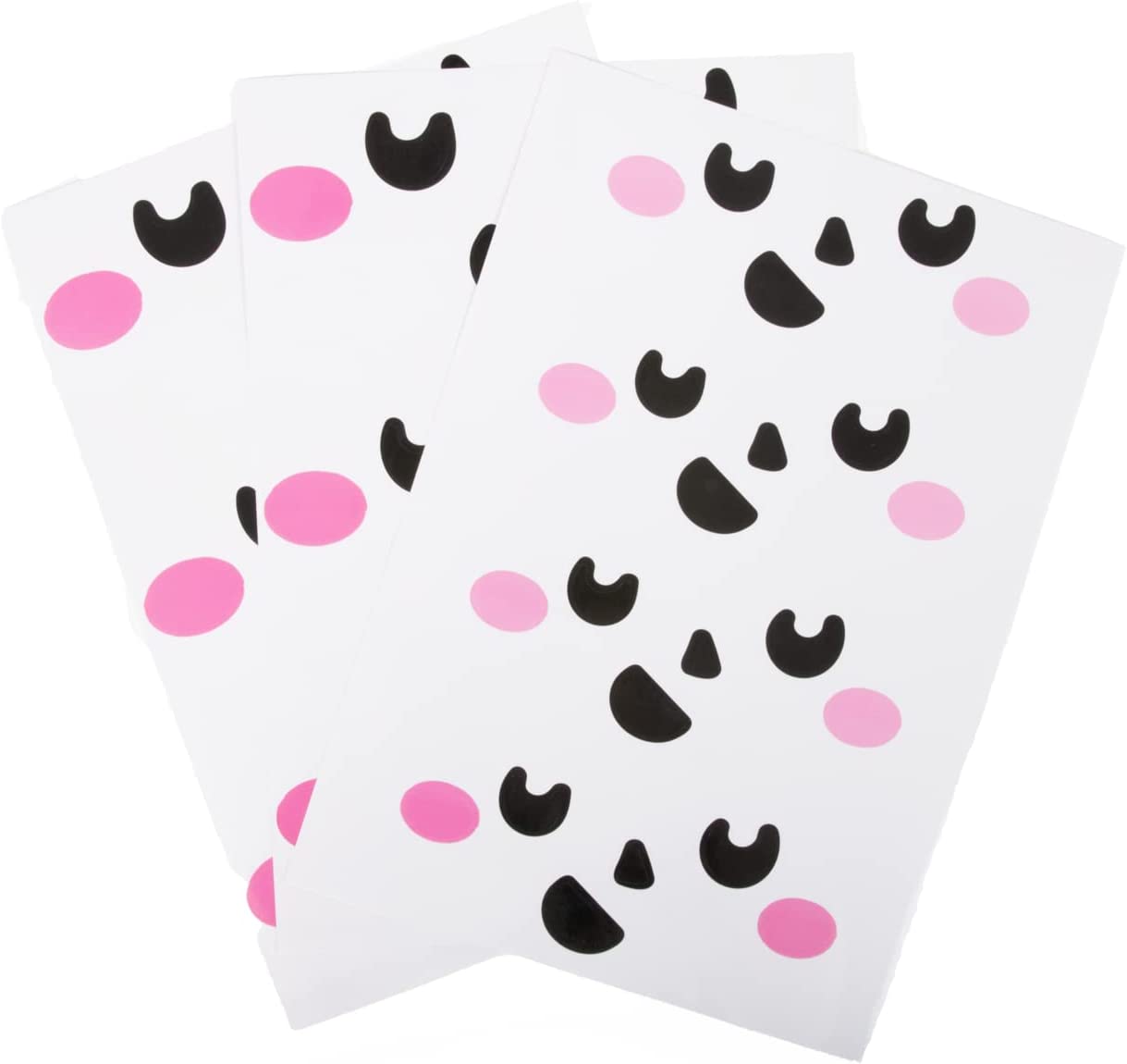 10 Pumpkin Vinyl Face Stickers (Pack) – Assorted Designs Peel and Stick Decorating Pumpkins Halloween Crafts Party Activities