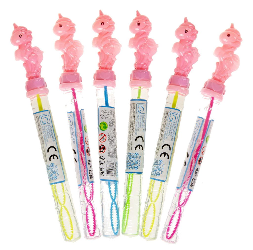 6 Horse Bubble Wand Swords
