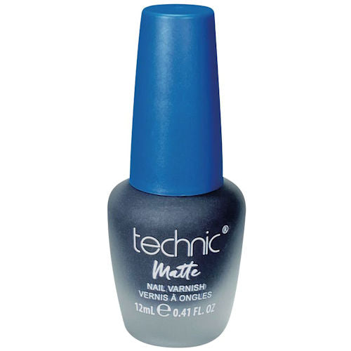 Technic Cosmetics Matte No Shine Nail Polish - Dark Blue Matte Royal Mile