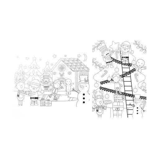 A4 Christmas Colouring Posters