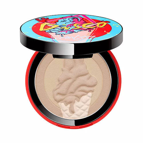 Starway Disco Ice Cream Pressed Powder - Cover Page Natural Face Makeup Cosmetics Beauty