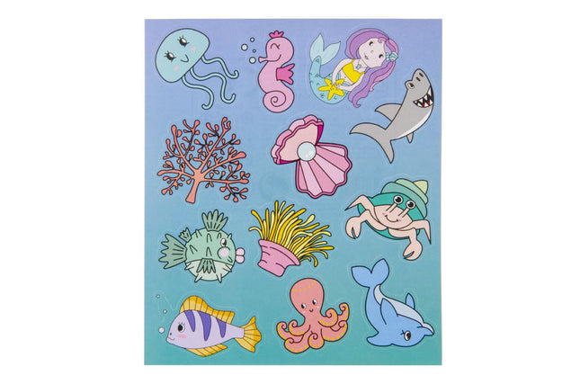 Sea Animal Sticker Sheet - Single