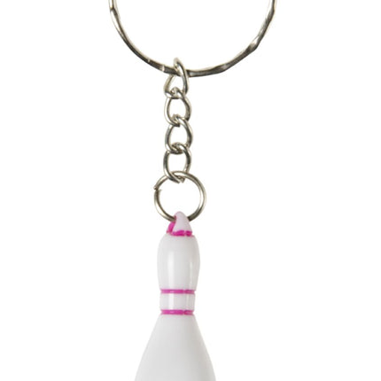 Bowling Pin Keychains - 6 Pack