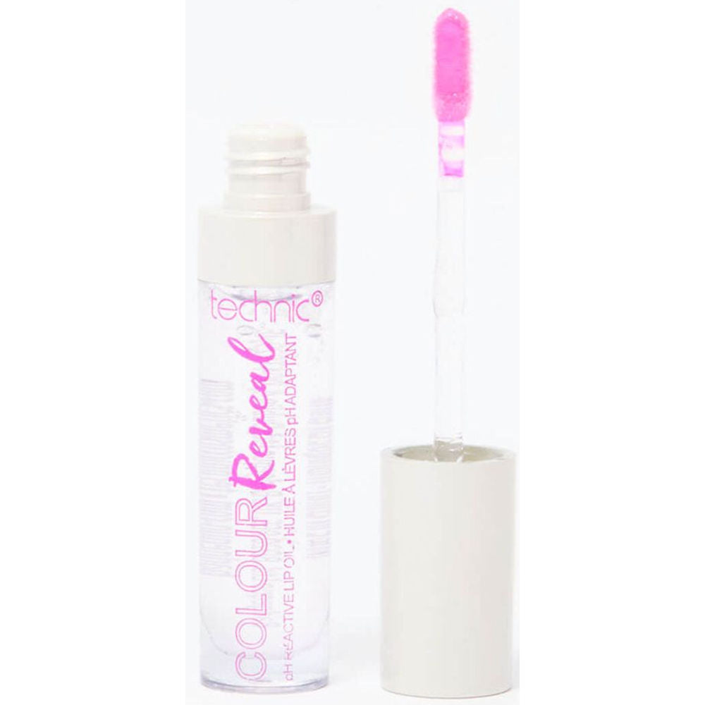 Technic Cosmetics Colour Reveal Lip Oil - Too Hot Hydrating High Shine Smooth Application pH-Activated Tint