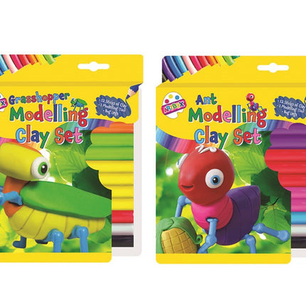 Grasshopper / Ant Themed Modelling Clay Set (Pack)