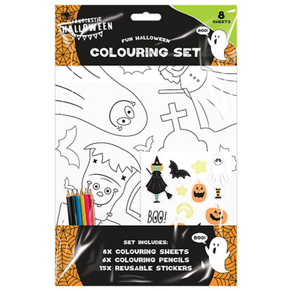 Halloween Colouring Set